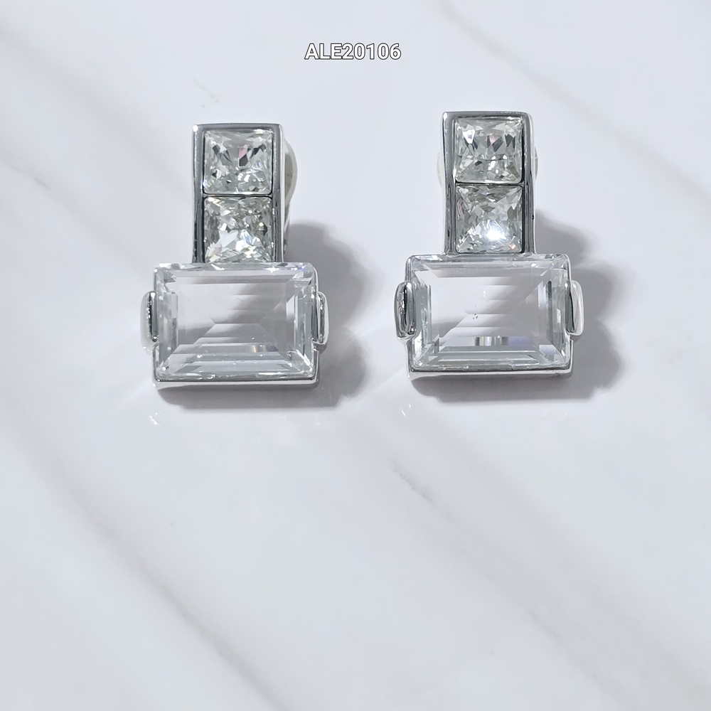 Swarovski Silver Crystal Earrings
